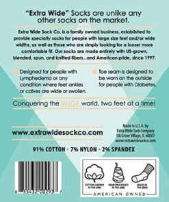 Beyond Extra Wide Bariatric Socks For Extreme Lymphedema