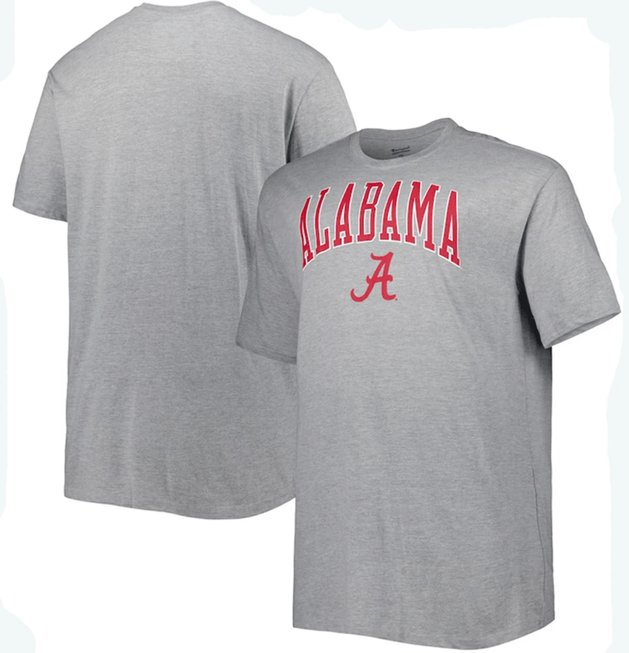 Champion Alabama Short Sleeve Tee Shirt, 2 Colors, 2X, 2XT, 4XT, 5X 3 Champion Alabama Short Sleeve Tee Shirt, 2 Colors, 2X, 2XT, 4XT, 5X