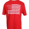 American Flag Short Sleeve Printed Tee Shirt 3 Colors 2X, 3X, 4X -Big&Tall Outlet AmericanFlagTRed 91495.1683305203