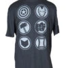 Marvel Avengers Logos Charcoal Tee 3X -Big&Tall Outlet Avengers Logos Charcoal 87024.1607700692