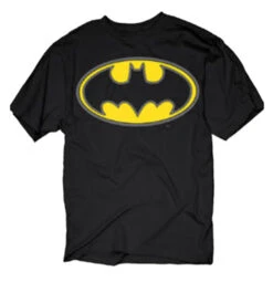 DC Comics Batman Logo Black Tee Shirt 3X