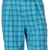 Cutter & Buck McKinley Blue Plaid Pleated Shorts 44, 50, 54 -Big&Tall Outlet CB Blue Plaid 04526.1458743738