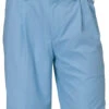 Cutter & Buck Orin Fine Twill Pleated Light Blue Shorts 52, 56 -Big&Tall Outlet CB Light Blue Shorts 33149.1458746834