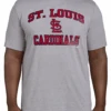 Fanatics MLB Saint Louis Cardinals Heather Gray Short Sleeve Tee Shirt 5XT -Big&Tall Outlet Cardinalstee 98179.1695401027