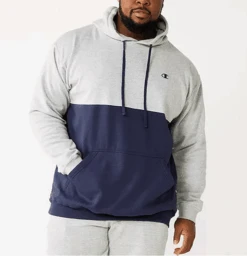 Champion Split Body Colorblock Fleece Hoodie 5 Colors 2X, 4X, 5X, 6X 9 Champion Split Body Colorblock Fleece Hoodie 5 Colors 2X, 4X, 5X, 6X -Big&Tall Outlet ChampColorblockNavy 57050 22696.1712340304