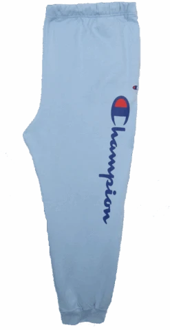 Champion Script Sky Blue Fleece Joggers 2X, 3X, 4X, 5X
