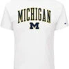 Champion University Of Michigan White Arch Mascot Tee 2XT, 3X, 3T 1 Champion University Of Michigan White Arch Mascot Tee 2XT, 3X, 3T -Big&Tall Outlet ChampUofMArchTeeWhite 17073.1664307700