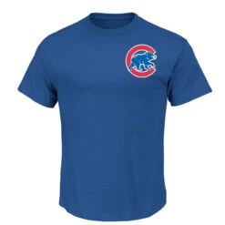Majestic Chicago Cubs Big C Logo Tee XLT, 2X