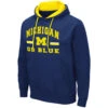 Colosseum University Of Michigan Embroidered Hoodie 3X -Big&Tall Outlet ColUofMHoodieNavy 97927.1577131596