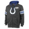Majestic Indianapolis Colts Full Zip Fleece Hoodie 2X, 3X 1 Majestic Indianapolis Colts Full Zip Fleece Hoodie 2X, 3X -Big&Tall Outlet Colts Full Zip Gray Hoodie 01 40097.1497627047