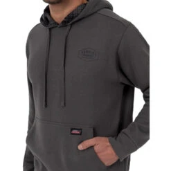 Dickies Pullover Hoodie 2 Colors 2X, 4X 11 Dickies Pullover Hoodie 2 Colors 2X, 4X -Big&Tall Outlet DickiesHoodCloseup 97885.1604436126