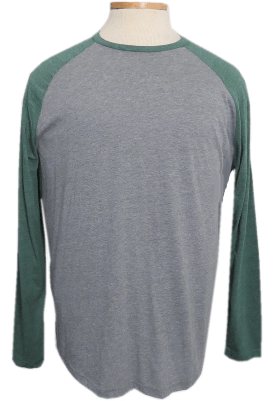 Everyday Essentials Raglan Baseball Style Long Sleeve Tees 4 Colors 2X, 3X 4 Everyday Essentials Raglan Baseball Style Long Sleeve Tees 4 Colors 2X, 3X - Image 2