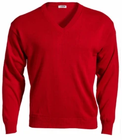 Edwards Acrylic Jersey Knit V-Neck Sweater 6 Colors 2X, 3X, 4X, 5X -Big&Tall Outlet EdsVRed 18177.1636651899