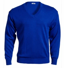 Edwards Acrylic Jersey Knit V-Neck Sweater 6 Colors 2X, 3X, 4X, 5X -Big&Tall Outlet EdsVRoyal 02534.1636651876