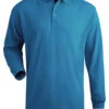 Edwards Long Sleeve Pique Polo 4 Colors 2X, 3X, 4X, 5X 1 Edwards Long Sleeve Pique Polo 4 Colors 2X, 3X, 4X, 5X -Big&Tall Outlet Edwards Marina Blue 56212.1459359508
