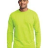 Fruit Of The Loom Long Sleeve Safety Tees 2 Colors 2X, 3X -Big&Tall Outlet FOL yellow LS safety 59257.1582045801