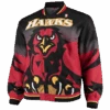 Mitchell & Ness Atlanta Hawks Hardwood Classics Authentic Warm-Up Full-Snap Jacket 2X -Big&Tall Outlet HawksCoat2 38534.1613661788