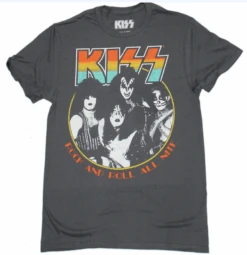 KISS Rock And Roll All Night Short Sleeve Tee Shirt 2X, 3X