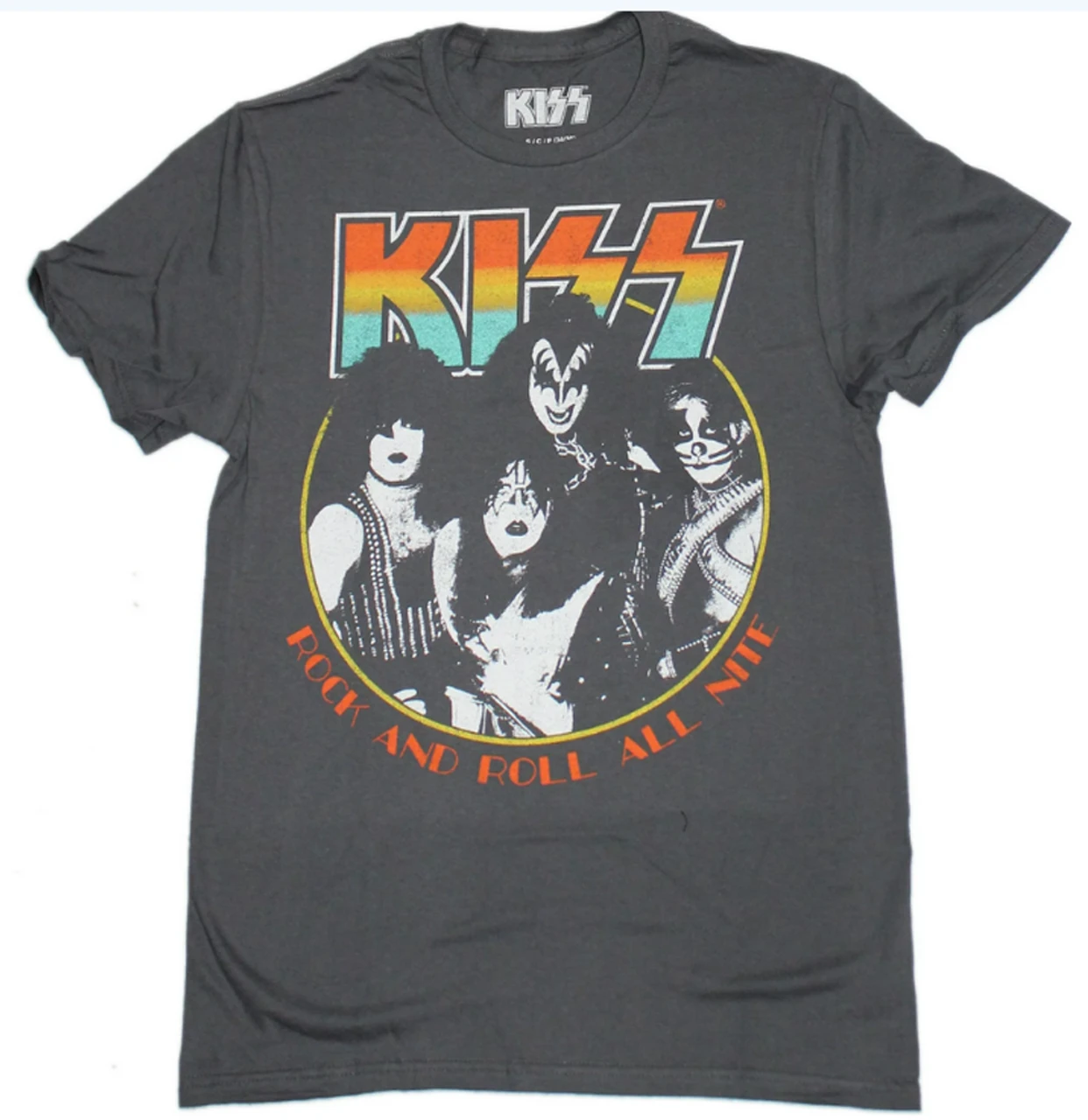 KISS Rock And Roll All Night Short Sleeve Tee Shirt 2X, 3X 3 KISS Rock And Roll All Night Short Sleeve Tee Shirt 2X, 3X