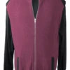 King Size Full-Zip Vest 2 Colors 4X, 5X -Big&Tall Outlet KSFZVestBurgundy 83968.1697652357
