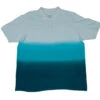 Liberty Blues Gradual Faded Polo, 2 Colors, XL, 2X, 2XT, 3X, 3XT, 4X, 4XT, 5X, 5XT -Big&Tall Outlet Liberty Blues Aqua Jade Knit 54437.1486663663