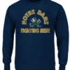 Fanatics Notre Dame Long Sleeve Navy Distressed Logo Tee XLT, 3XT, 4X -Big&Tall Outlet NDLongsleevetee 99946.1663340718