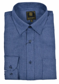 F/X Fusion Long Sleeve Sport Shirts 13 Patterns LT, 4XT, 5X, 5XT, 6X, 6XT -Big&Tall Outlet Navyzigzagjacquard 82912.1624371108