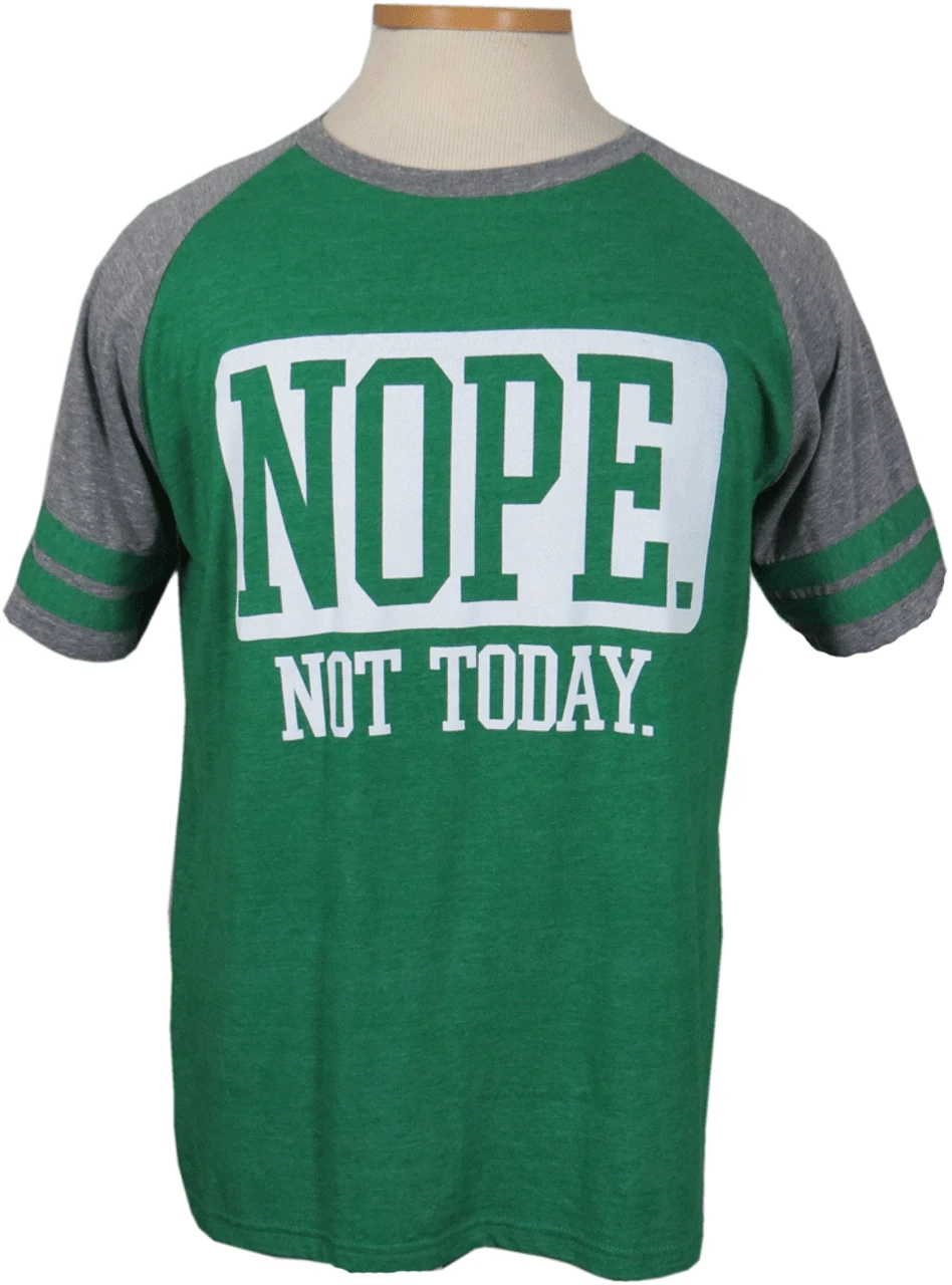Nope, Not Today Short Sleeve Printed Tee Shirt 3 Colors 2X, 3X, 5X 3 Nope, Not Today Short Sleeve Printed Tee Shirt 3 Colors 2X, 3X, 5X