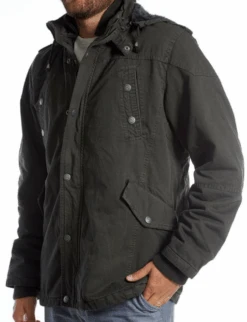 PX Premium Xpression Sherpa Lined Hooded Cotton Dark Charcoal Jacket 3X -Big&Tall Outlet PXJckt3 44965.1724961041