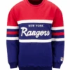Mitchell & Ness New York Rangers Head Coach Crewneck Sweatshirt XLT, 2X, 2XT, 3X, 4X -Big&Tall Outlet RangersSweatshirt 90249.1697557187