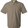 Featherlite Short Sleeve Stain Resistant Twill Shirt 3 Colors 3X, 6X 1 Featherlite Short Sleeve Stain Resistant Twill Shirt 3 Colors 3X, 6X -Big&Tall Outlet SSFeatherliteTan 06931.1581967777