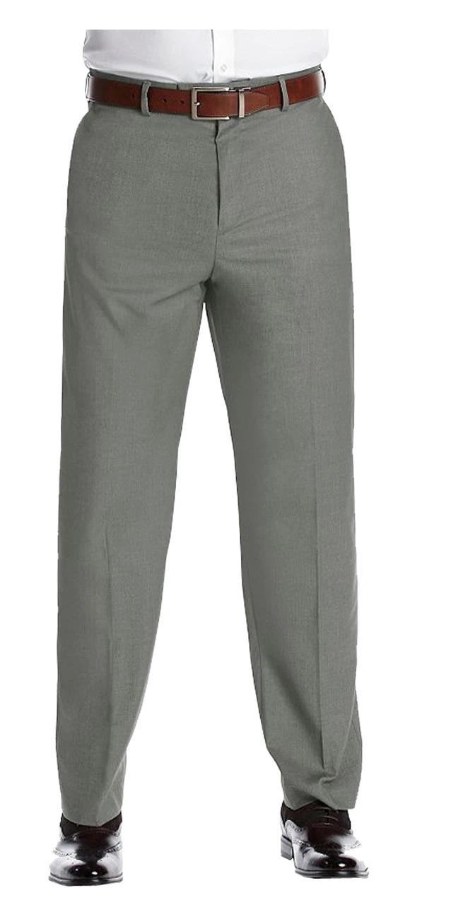 Savane Flex Gabardine Flat Front Straight Fit Dress Pants 44, 46, 50 3 Savane Flex Gabardine Flat Front Straight Fit Dress Pants 44, 46, 50