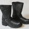 Boulder Creek Black Leather Zip Boots With Buckles 9W -Big&Tall Outlet bcbucklezipboots 36598.1699383151