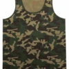 Boulder Creek Green Camouflage Tank Top 4XT