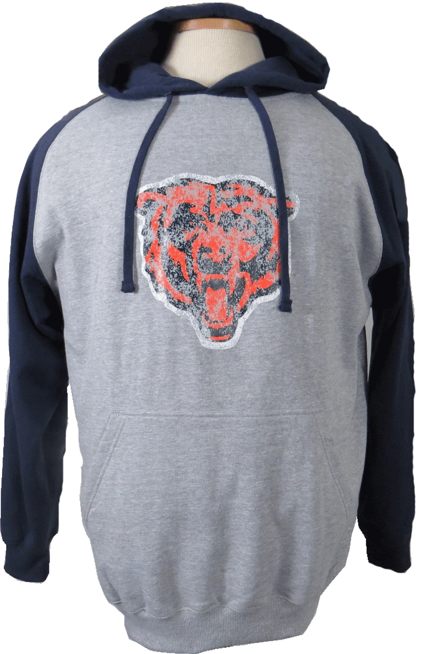 Fanatics Chicago Bears Raglan Pullover Hoodie XLT, 2X 3 Fanatics Chicago Bears Raglan Pullover Hoodie XLT, 2X