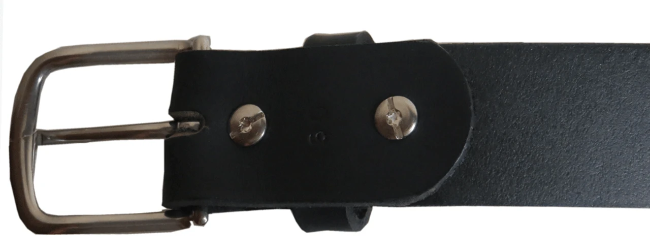 Handcrafted Solid Leather Belt, 1 1/2" Width, Brown Or Black 38, 42, 44, 46, 48, 50, 52, 54, 56, 58, 60 6 Handcrafted Solid Leather Belt, 1 1/2" Width, Brown Or Black 38, 42, 44, 46, 48, 50, 52, 54, 56, 58, 60 - Image 4