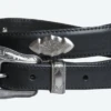 King Size Black Leather Western Style Belt Size 50 -Big&Tall Outlet blkwestern 17937.1691161459