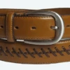 Arden Leather Company Glazed Cowhide Brown Stitch Belt Size 46 2 Arden Leather Company Glazed Cowhide Brown Stitch Belt Size 46 -Big&Tall Outlet brnstitchbelt 52780.1690999666