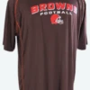 NFL Cleveland Browns Moisture Wicking Pindot Tee Shirt, 3X -Big&Tall Outlet brownspindot 84582.1754941877