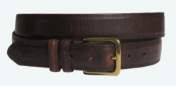 Canterbury Brown Oil Tanned Leather Belt Size 44