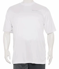Champion Sport Dryfit Tee 3 Colors LT, XLT, 2X, 2XT, 3X, 4X, 5X -Big&Tall Outlet champdrifitwhite 89598.1654792648