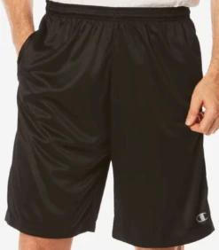 Champion Double Dry Performance Poly Black Shorts 3XT
