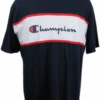 Champion Chest Stripe Script Logo Tee 2 Colors LT, XLT, 2X, 2XT, 3X, 3XT -Big&Tall Outlet chcheststripeteenavy 67270.1654707797