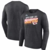 Fanatics Kansas City Chiefs S.B. LVII Champions Long Sleeve Heather Charcoal Tee 2XT, 3X, 3XT -Big&Tall Outlet chiefscharcls 22189.1707852588