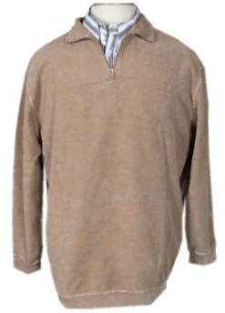 F/X Fusion 1/4 Zip Sandwashed Corded Sweater 5 Colors LT, XLT, 2X, 2XT, 3X, 3XT, 4X, 4XT, 5X