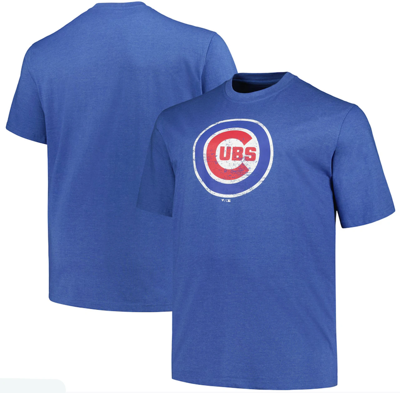 Profile Chicago Cubs Weathered Look Short Sleeve Tee Shirt, XLT, 2XT, 3X, 4XT, 5X, 5XT, 6X 3 Profile Chicago Cubs Weathered Look Short Sleeve Tee Shirt, XLT, 2XT, 3X, 4XT, 5X, 5XT, 6X