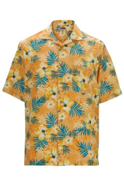 Edwards Hibiscus Multi-Colored Hawaiian Camp Shirt 3 Colors, 6X