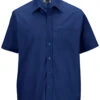 Edwards Short Sleeve Royal Blue Broadcloth Shirt 2X, 3X -Big&Tall Outlet edwardsbrdclothroyal 94000.1721400418