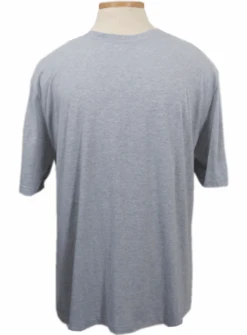 Everyday Essential Short Sleeve No Pocket Tee 9 Colors 2XT, 3X, 3XT, 4X, 5X -Big&Tall Outlet fansssteehthrgray 88107 62263.1712933345