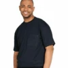Private Label Pocket Tee 5 Colors 2XT, 3X, 3XT, 4X, 4XT, 5X, 5XT, 6X, 6XT, 7X, 8X, 10X -Big&Tall Outlet fbayteeblack 03072 72414.1712333430
